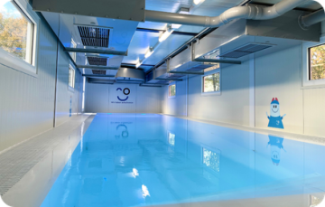 Moers Schwimmcontainer Sportpark Rheincamp