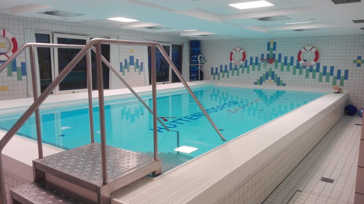 Schwimmbecken im H&uuml;ttenhospital