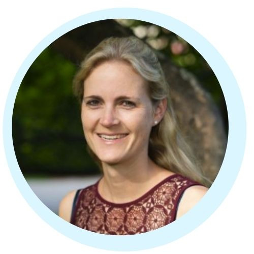 Unsere Gründerin und Geschäftsführerin Franziska Schalm ein bild einer jungen Frau mit blonden Haaren