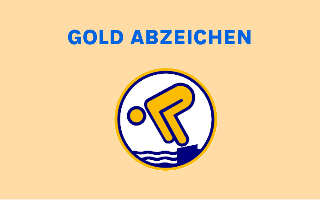 Gold Abzeichen