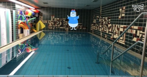 Unser Schwimmbad im St. Josef Moers für die Kurse unserer Schwimmschule ein Therapiebecken mit viel Schwimmmaterial für Kurse