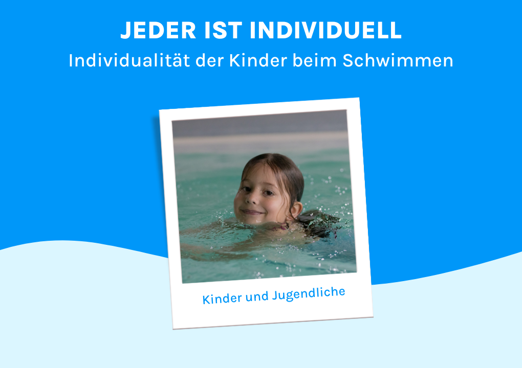 Mädchen schwimmt